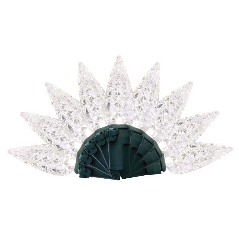 Celebrations Classic LED C6 Pure White 300 ct String Christmas Lights 74.5 ft.