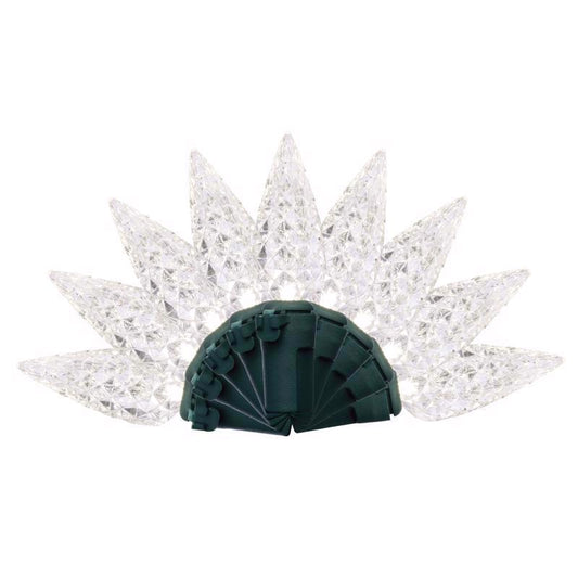 Celebrations Classic LED C6 Pure White 300 ct String Christmas Lights 74.5 ft.