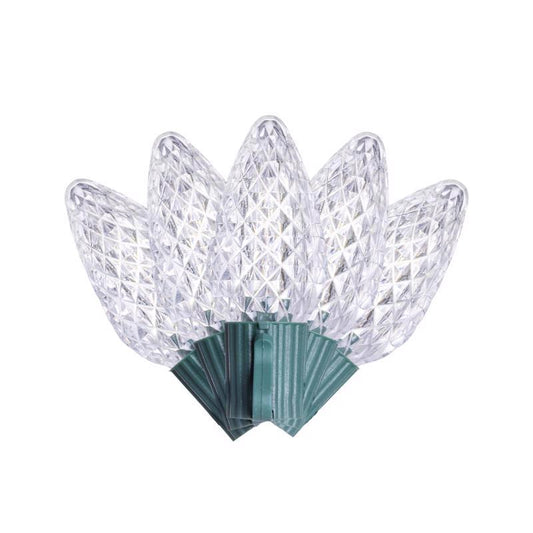 Celebrations Classic LED C9 Pure White 25 ct String Christmas Lights 16 ft.