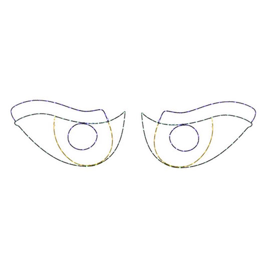 Celebrations Halloween LED Prelit Scary Eyes Window Silhouette Halloween Decor