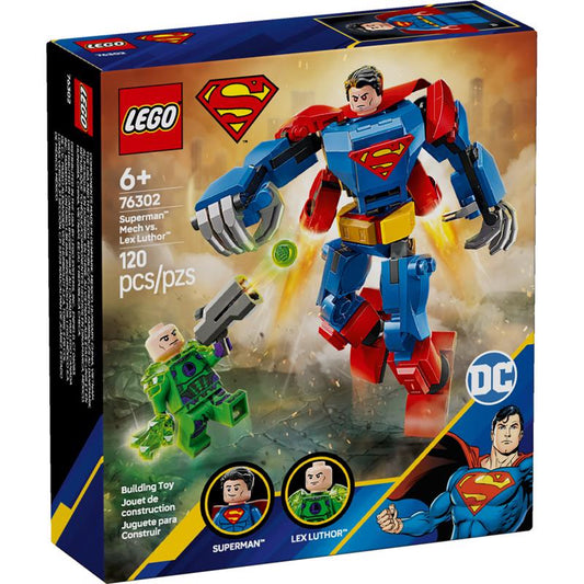 LEGO Super Heroes Superman Mech vs Lex Luthor Building Toy Multi 120 pc
