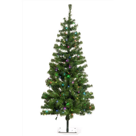 Celebrations 5 ft. Full LED 170 ct Brilliant Color Changing Christmas Tree