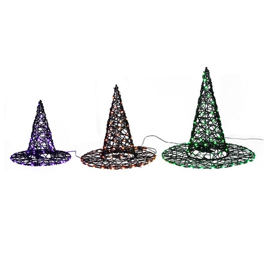 Celebrations Halloween LED Witch Hat Halloween Decor
