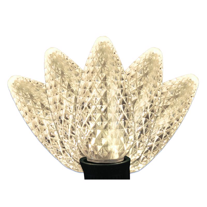 Holiday Bright Lights LED C9 Warm White 25 ct Christmas Light Bulbs