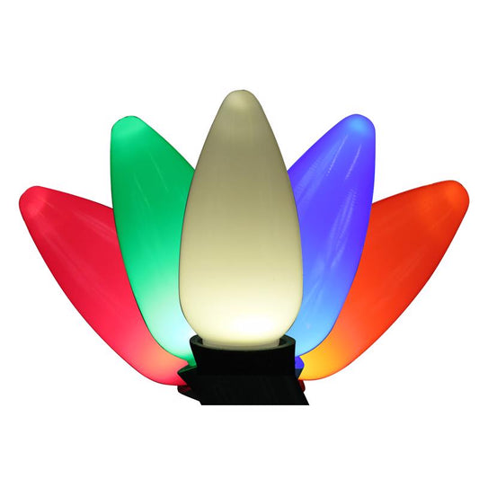 Holiday Bright Lights LED C9 Multicolored 25 ct Christmas Light Bulbs