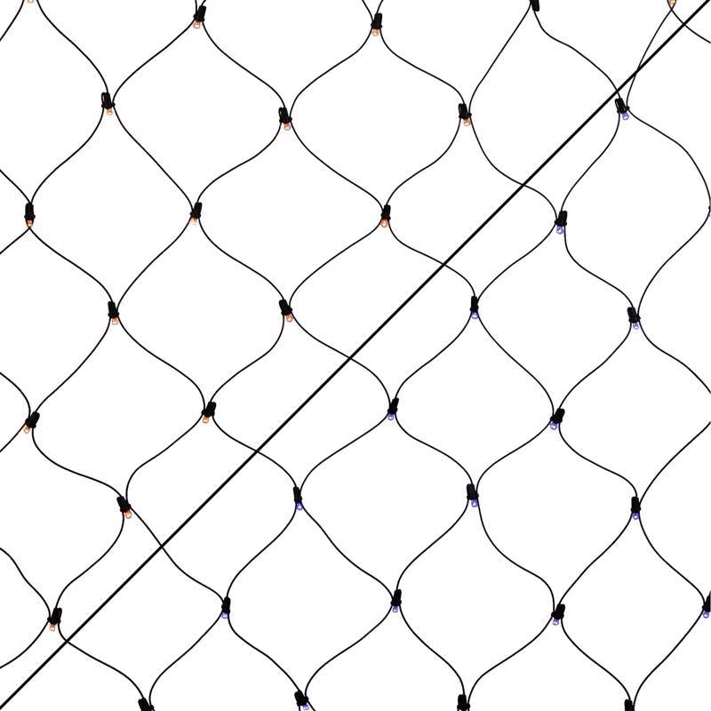 Celebrations Orange/Purple 100 ct LED Net Lights