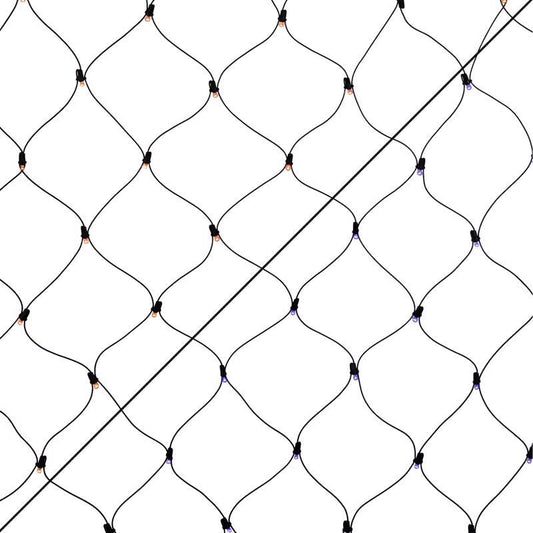 Celebrations Orange/Purple 100 ct LED Net Lights