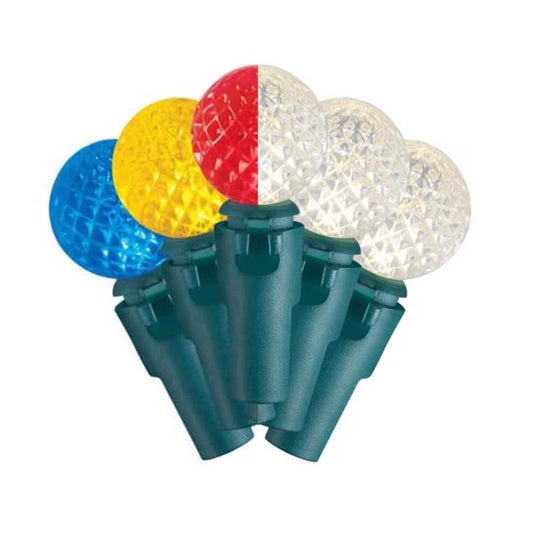 Celebrations LED G12 Multicolored/Warm White String Christmas Light Bulbs