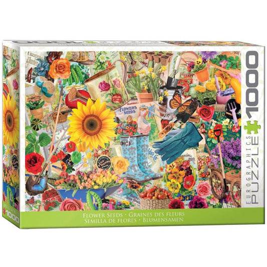Eurographics Flower Seeds Puzzle Multicolored 1000 pc