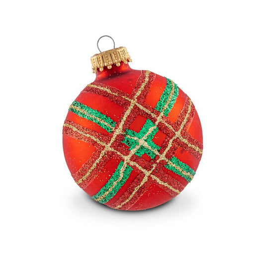 Krebs Assorted Glitter Ball Ornaments