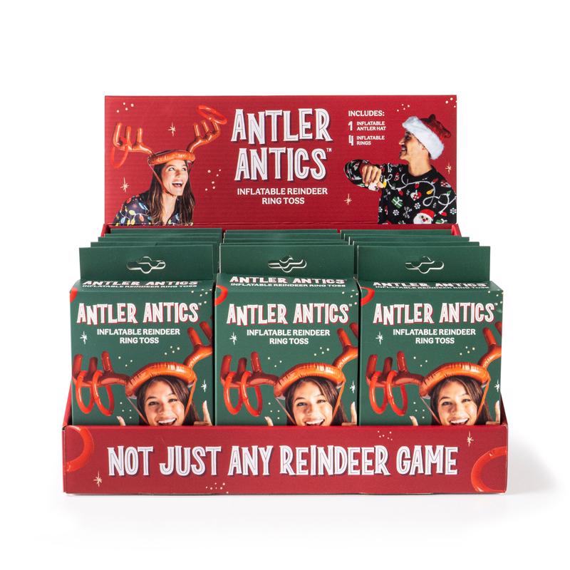 Antler Antics Reindeer Inflatable Game Brown/Orange