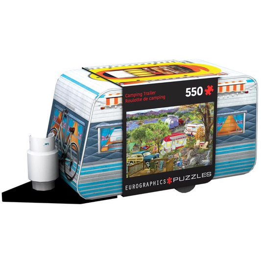Eurographics Camper Trailer Collectible Tins with Puzzles Multicolored 550 pc