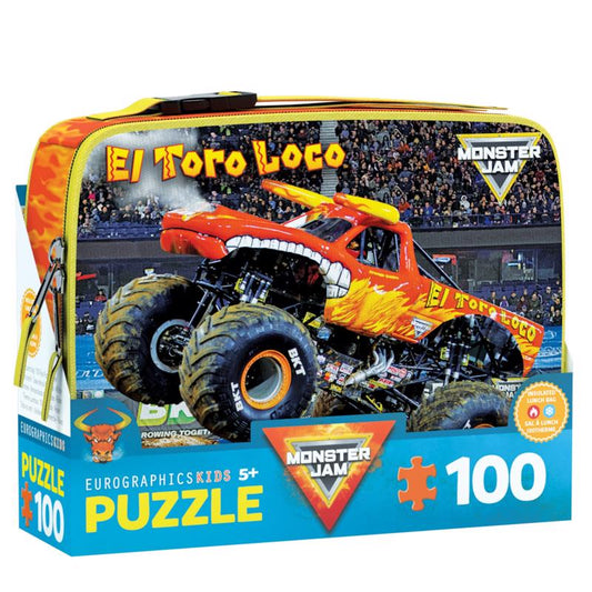 Eurographics El Toro Loco Monster Jam Jigsaw Puzzles Multicolored 100 pc