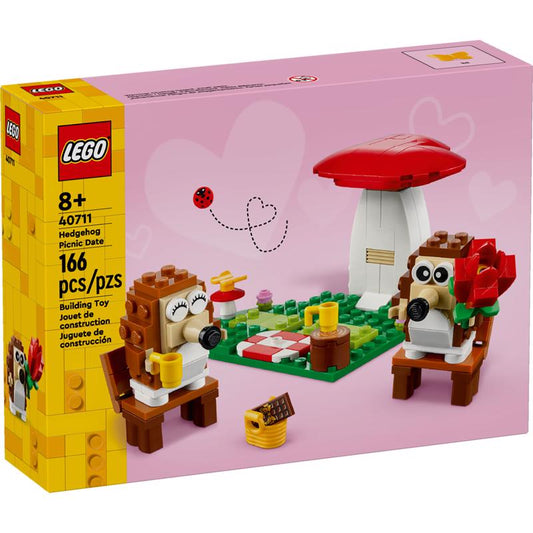 LEGO Iconic Hedgehog Picnic Date Building Toy Multicolored 166 pc