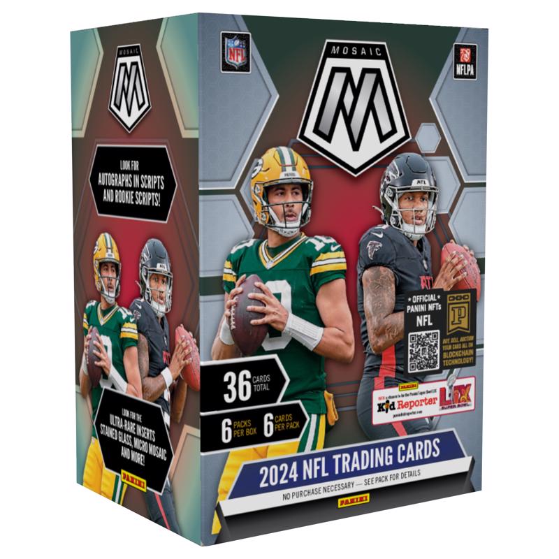 Panini NFL 2024 Mosaic Football Blaster Box Trading Cards