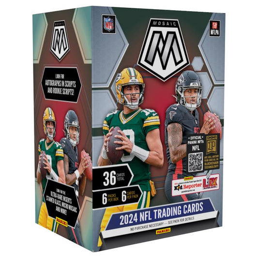 Panini NFL 2024 Mosaic Football Blaster Box Trading Cards