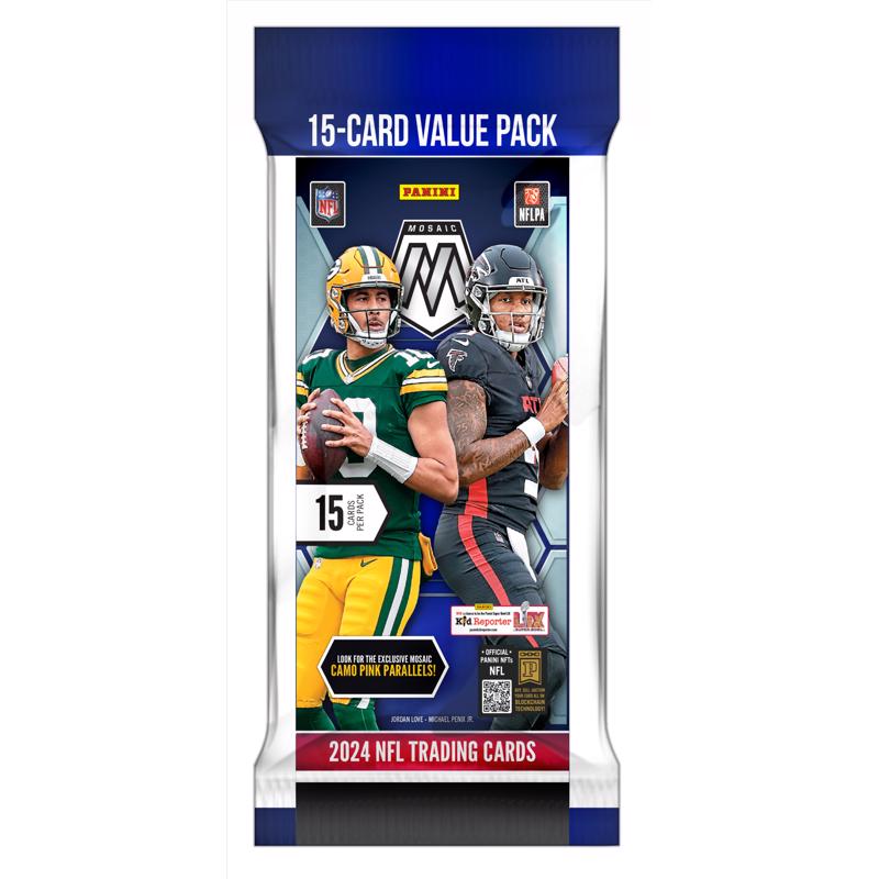 Panini NFL 2024 Mosaic Football Fat Pack Trading Cards