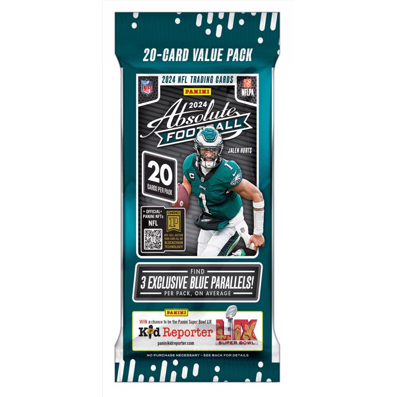 Panini NFL 2024 Absolute Football Fat Pack Trading Cards