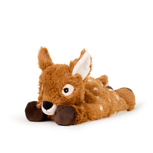 Warmies Laying Down Deer Stuffed Animals Brown