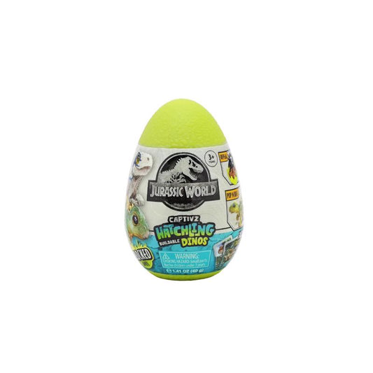 Jurassic World Captives Flocked Hatchling Dinos Egg Incubator Multicolored
