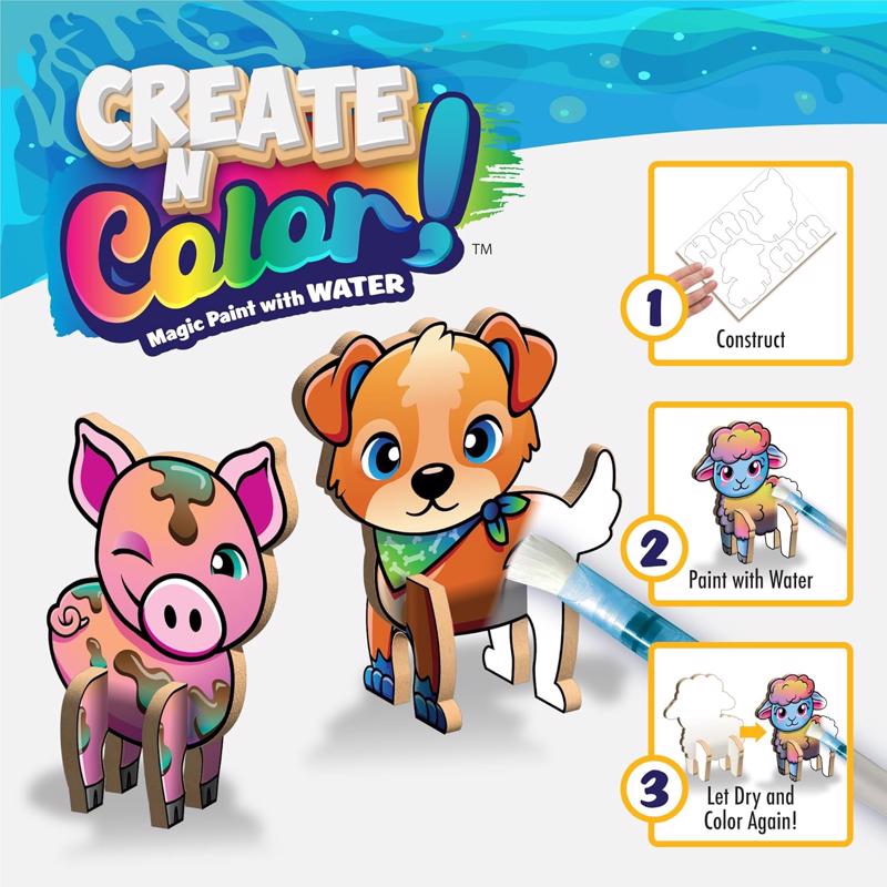 Create N Color Farm Craft Painting Set Multicolored