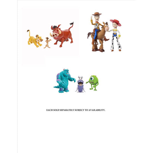 Disney Pixar Scale Storypack Action Figures Assorted