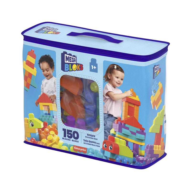 MEGA Bigger Building Blocks Multicolored 150 pc