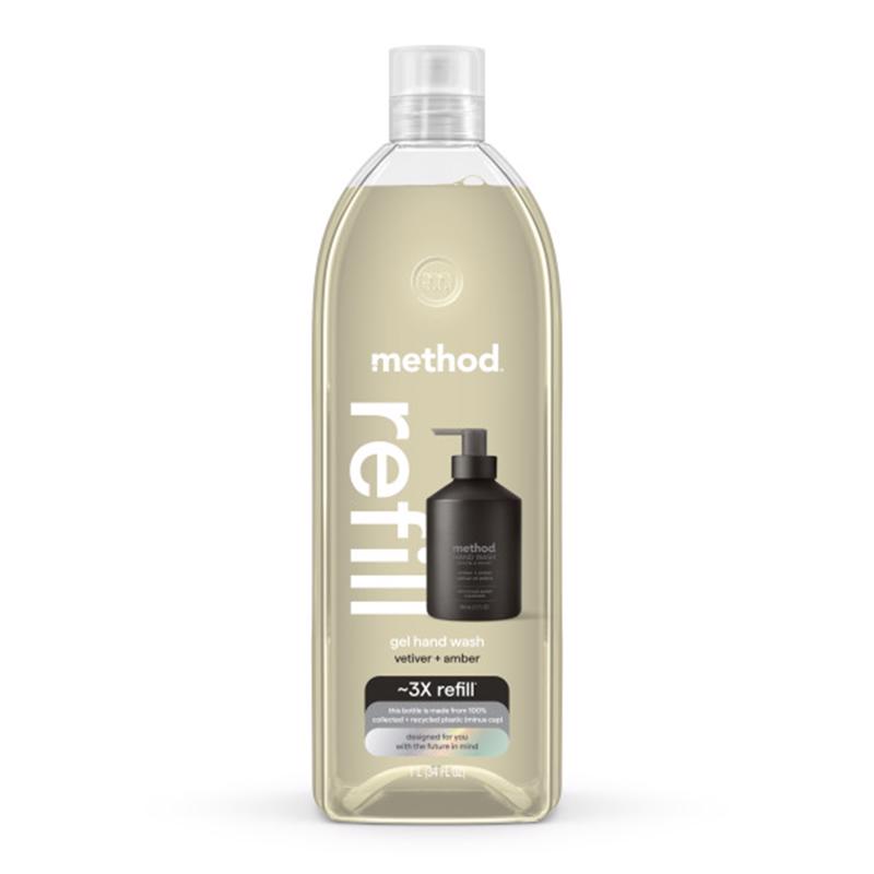 Method Vetiver & Amber Scent Gel Hand Wash 34 oz