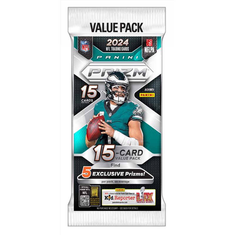 Panini NFL 2024 Prizm Football Retail Pack Trading Cards