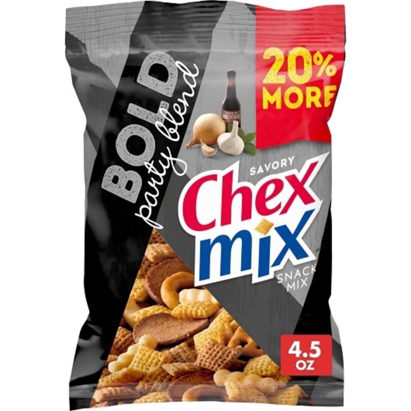 General Mills Chex Mix Savory Bold Snack Mix 4.5 oz Bagged