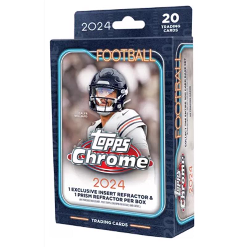 Topps Chrome NFL 2024 Football Hanger Box Trading Cards