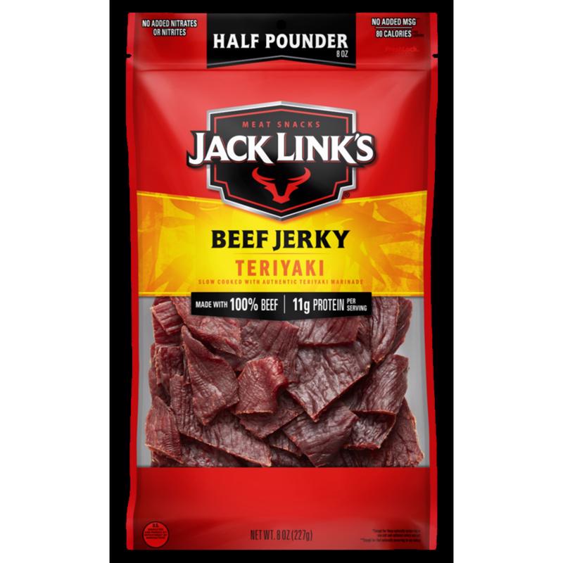 Jack Link's Teriyaki Beef Jerky 8 oz Bagged