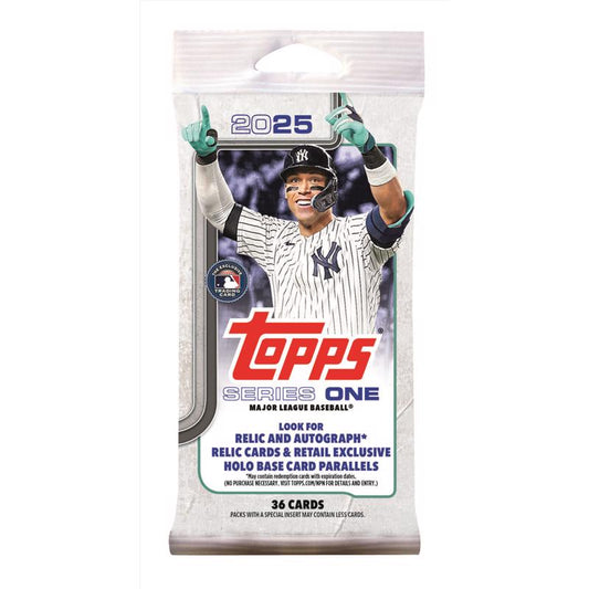 Topps Series One 2025 Baseball Fat Pack Trading Cards Multicolored 36 pc