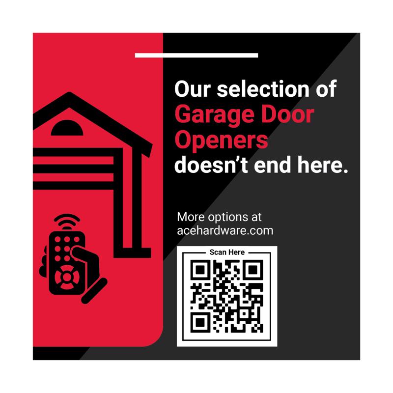 Standard L&G/Outdoor Living Sign Kit Garage Door Opener Sign Kit