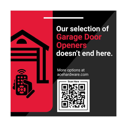 Standard L&G/Outdoor Living Sign Kit Garage Door Opener Sign Kit