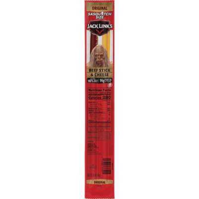 Jack Links Original Beef Stick and Cheese 2.45 oz Packet