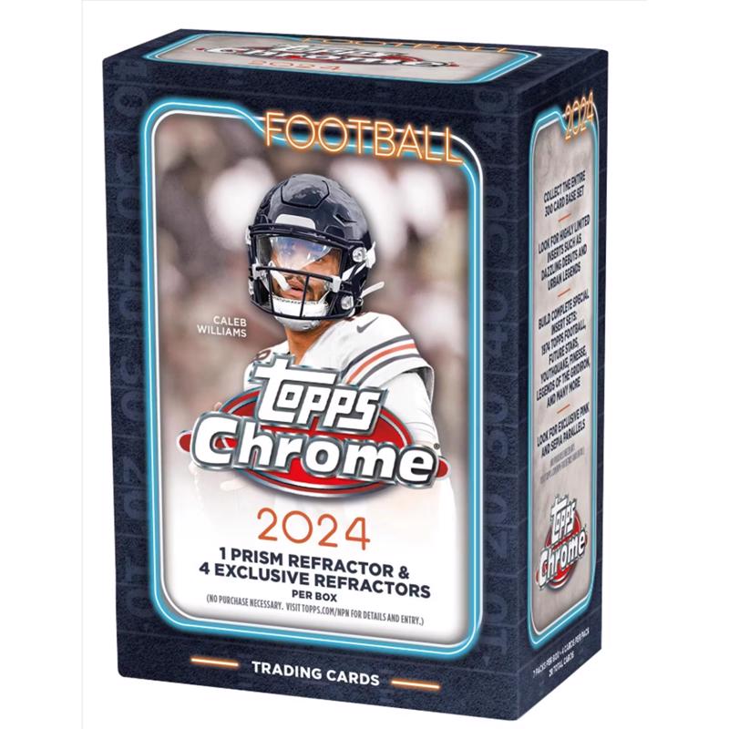 Topps Chrome 2024 Football Trading Cards Multicolored 28 pc