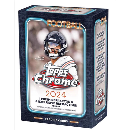 Topps Chrome 2024 Football Trading Cards Multicolored 28 pc