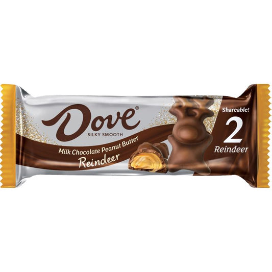 Dove Reindeer Peanut Butter Candy Bar 1 each