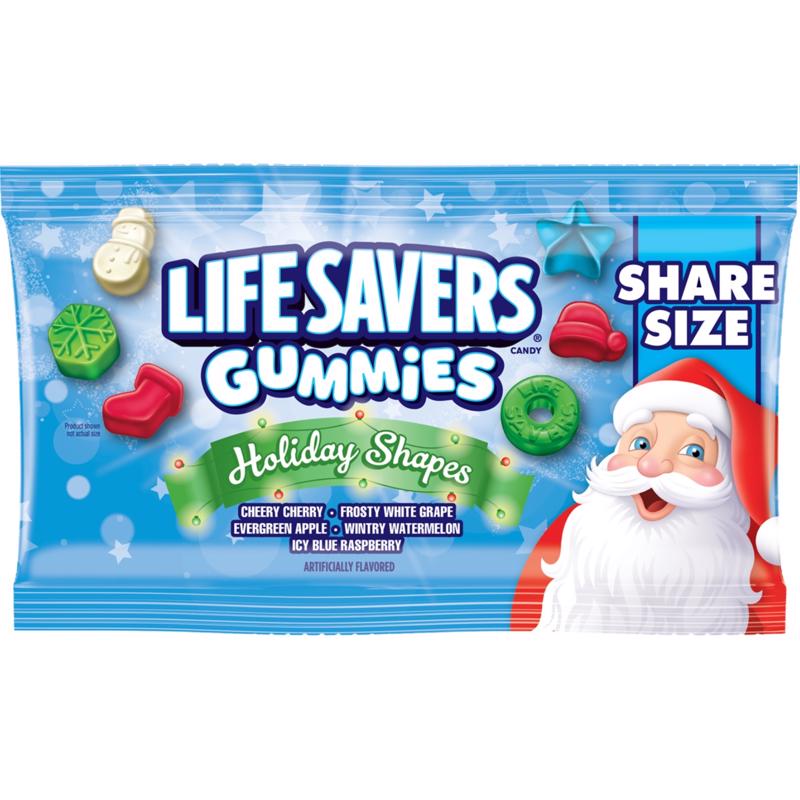 Life Savers Holiday Shapes Assorted Gummy Candy 3.6 oz
