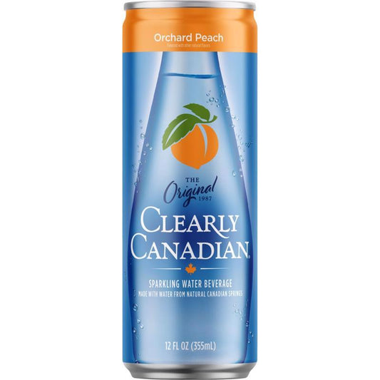 Clearly Canadian Peach Sparkling Spring Water 12 fl. oz. 1 pk