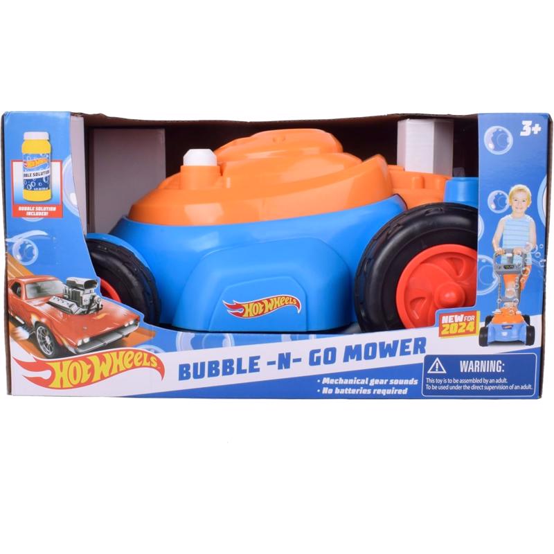 Hot Wheels Bubble N Go Mower Blue/Orange