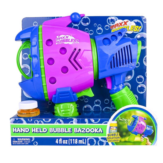 Maxx Bubbles Handheld Bubble Bazooka Multicolor