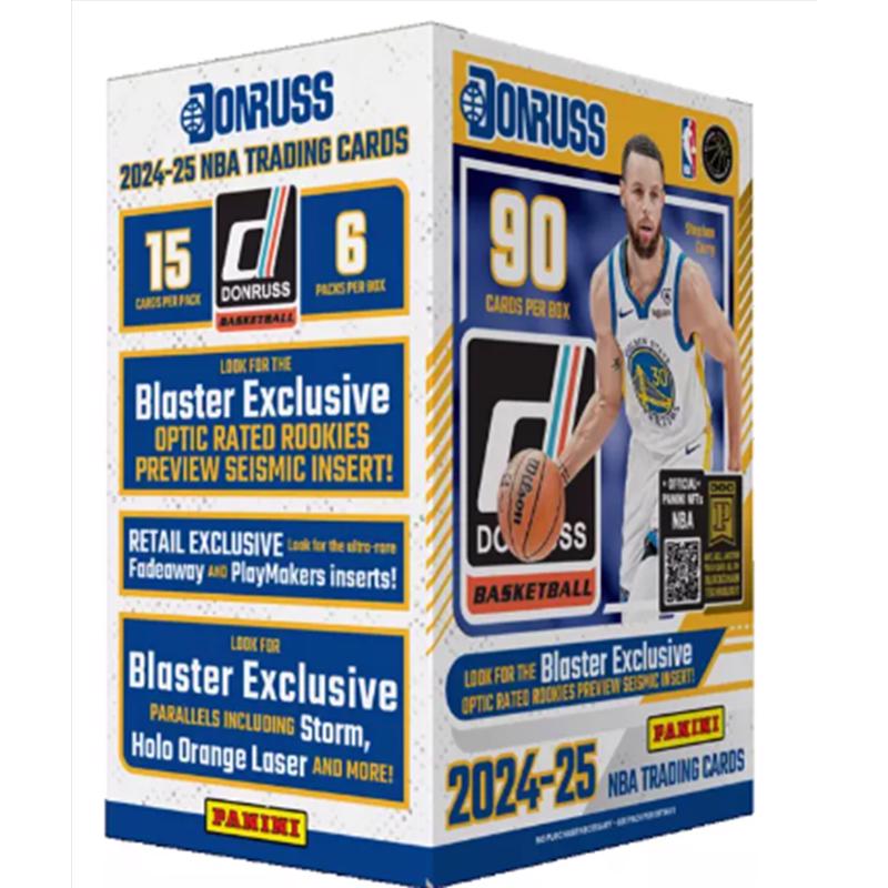 Panini NBA 2024-25 Donruss Basketball Blaster Box Trading Cards Game Multicolored