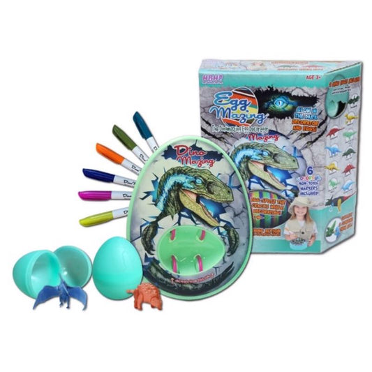 Hey Buddy Hey Pal Eggmazing Dinosaur Egg Decorator Multicolored 9 pc