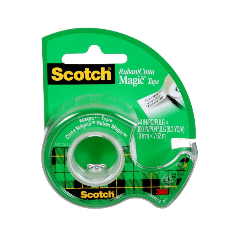 Scotch Magic 3/4 in. W X 300 in. L Tape