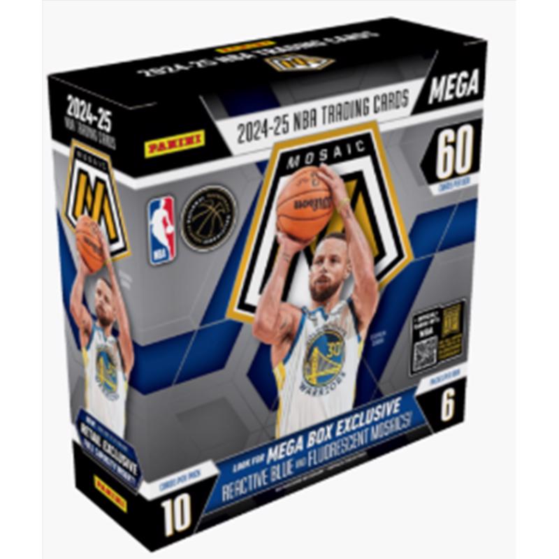 Panini Mosaic NBA 2024/25 Basketball Mega Box Trading Cards Multicolored 60 pc