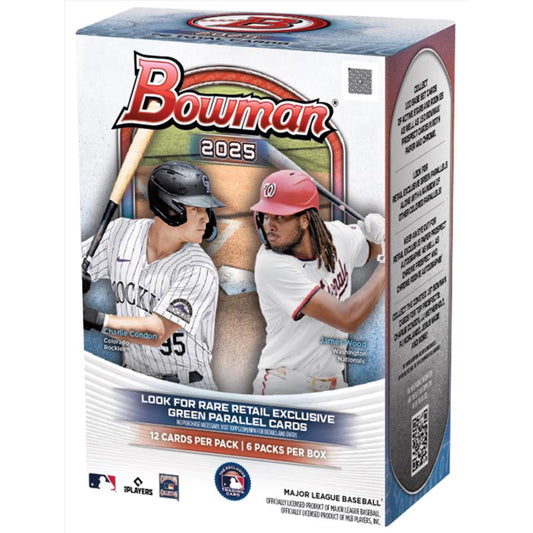 Topps Bowman MLB 2025 Value Box Trading Cards Multicolored 72 pc