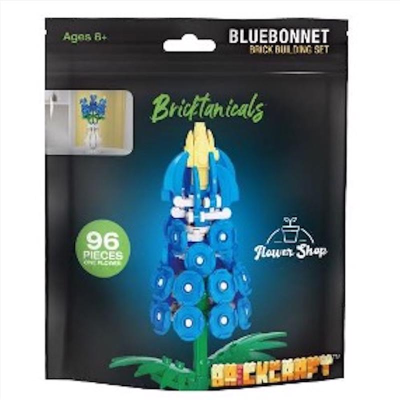 Brickcraft Bricktanicals Bluebonnet Brick Building Set Multicolored 96 pc