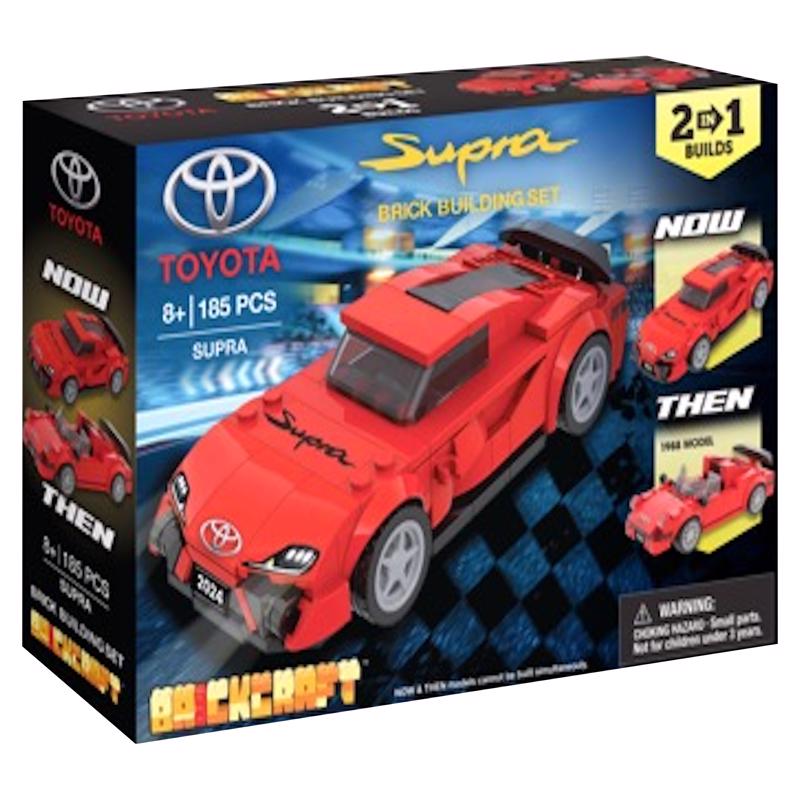 Brickcraft Toyota Car Brick Building Set Multicolored 185 pc